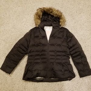 Faux-Fur-Trim Hooded Puffer Coat

 2 Reviews